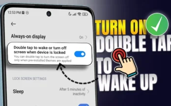 Double Tap to Screen On or Off