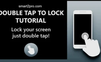 Double Tap to Lock or Unlock Screen