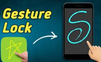 Gesture Lock Screen Mobile Phone